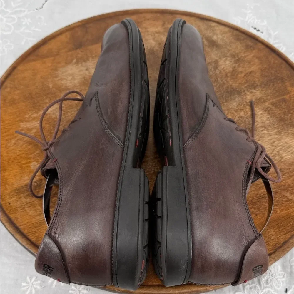 Camper Shoes Mens 42 US 9 Mil 1913 Brown Leather Lace Up Oxford Comfort Dress